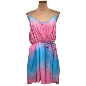 NWT Olivia Rubin Babette Dress Size US 12 Blue Pink Ombre Mini